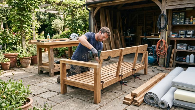 Outdoor sofa set & outdoor furniture