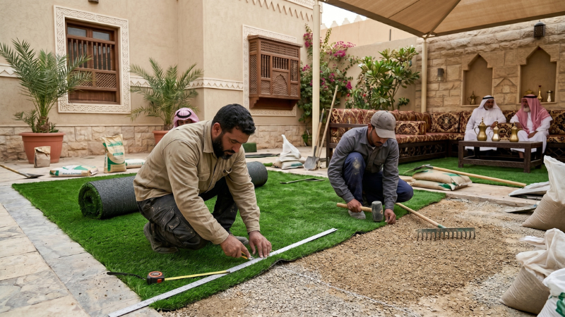 artificial turf installation services